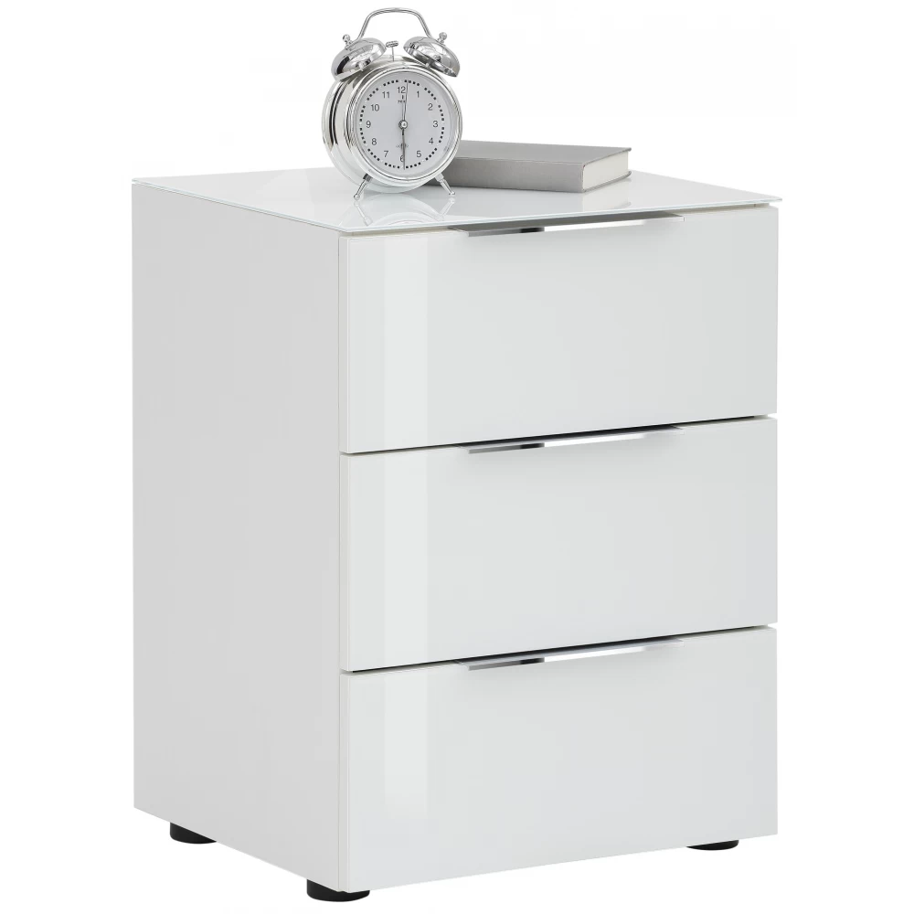 MAJA Möbel Nachtkommode Mit Glastop 7 MAJA Möbel Nachtkommode Mit Glastop – Bild 5