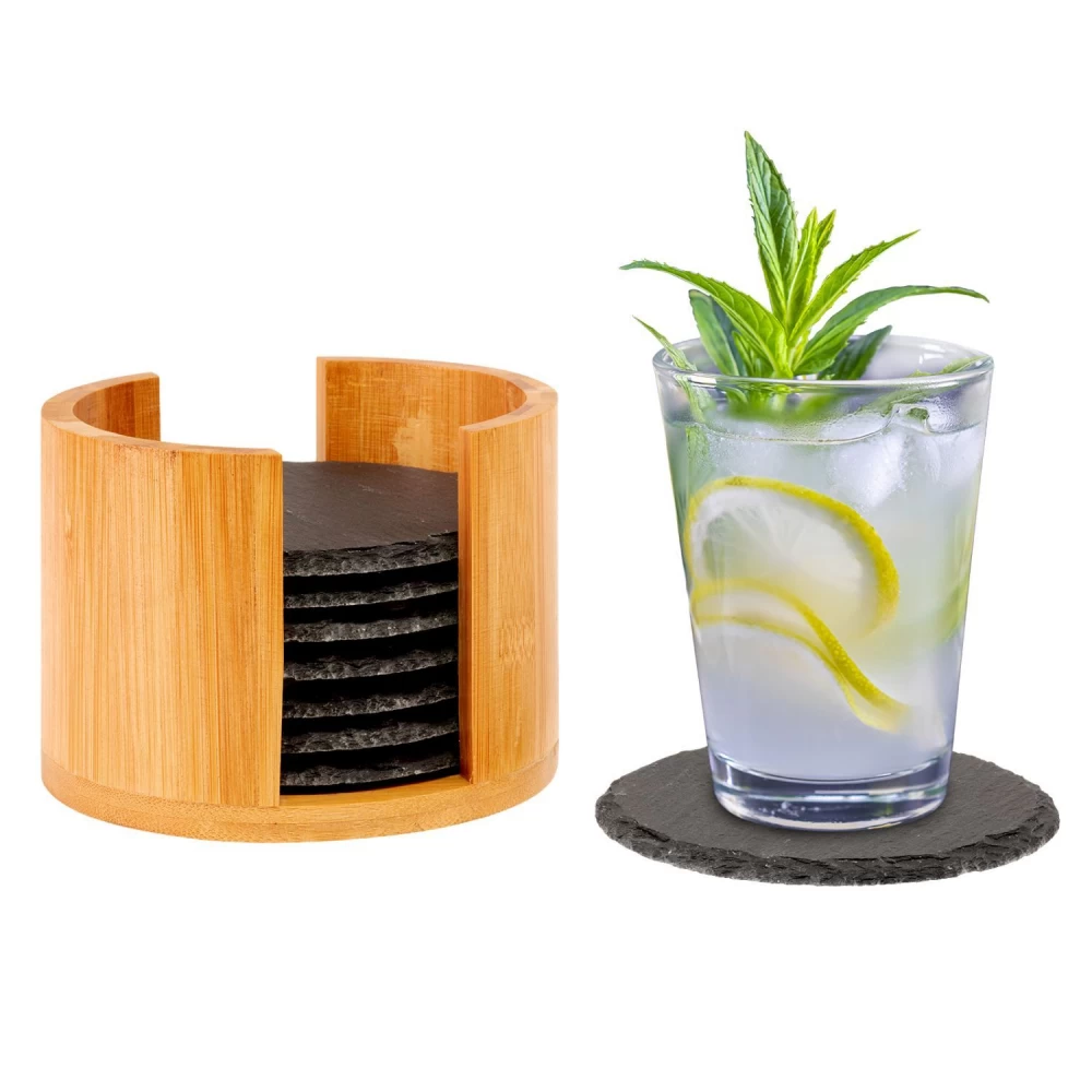 Westmark Schieferuntersetzer-Set 10 Westmark Schieferuntersetzer-Set – Bild 8