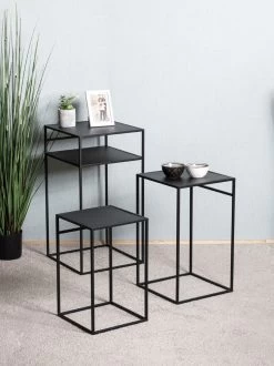 HAKU Möbel Beistelltisch 3er Set -Gehen Sie mit Möbeln groß raus. 5276411247280c7941f09f2b7112f4b9