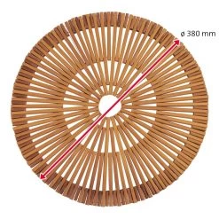Westmark Bambus-Tischset "Rondo" -Gehen Sie mit Möbeln groß raus. 616ee5557f8b23950de843e628a91030