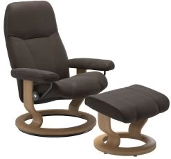Stressless Consul - M - Sessel Mit Hocker