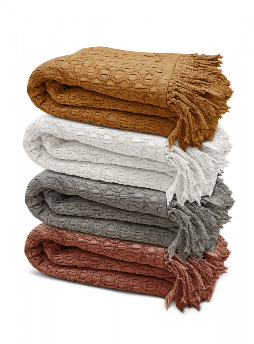 Hahn Haustex Baumwolldecke 4 Hahn Haustex Baumwolldecke – Bild 2