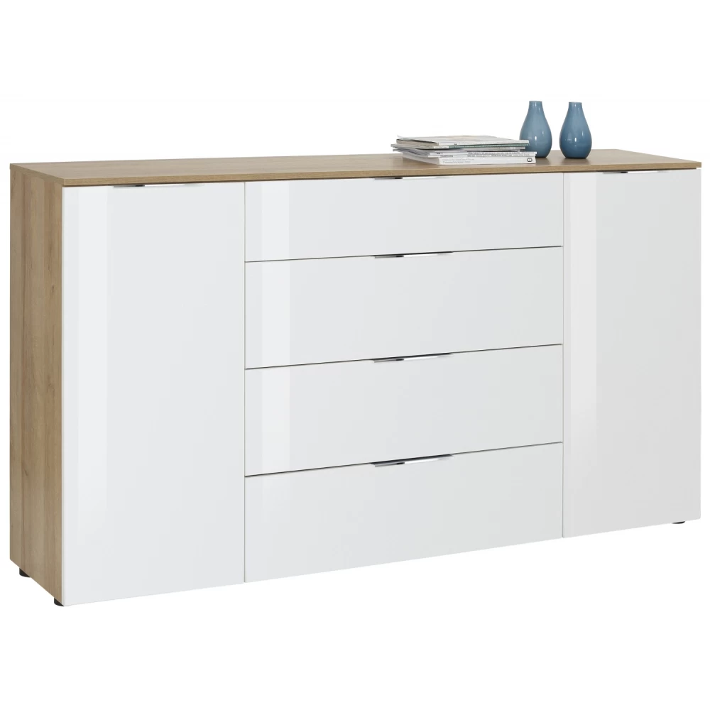 MAJA Möbel Kommode Mit Holztop "Trend" 5 MAJA Möbel Kommode Mit Holztop "Trend" – Bild 3