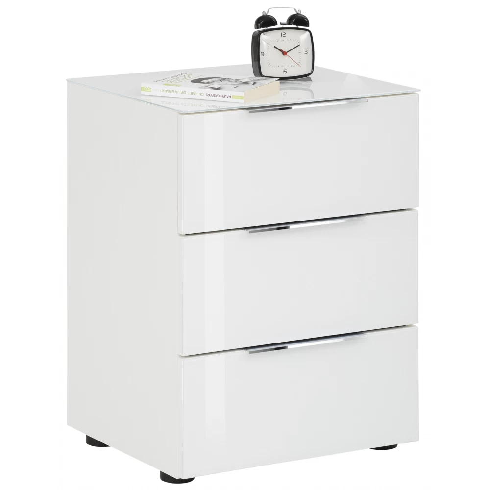 MAJA Möbel Nachtkommode Mit Glastop 9 MAJA Möbel Nachtkommode Mit Glastop – Bild 7