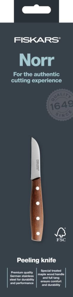 Fiskars Schälmesser 7cm "Norr"