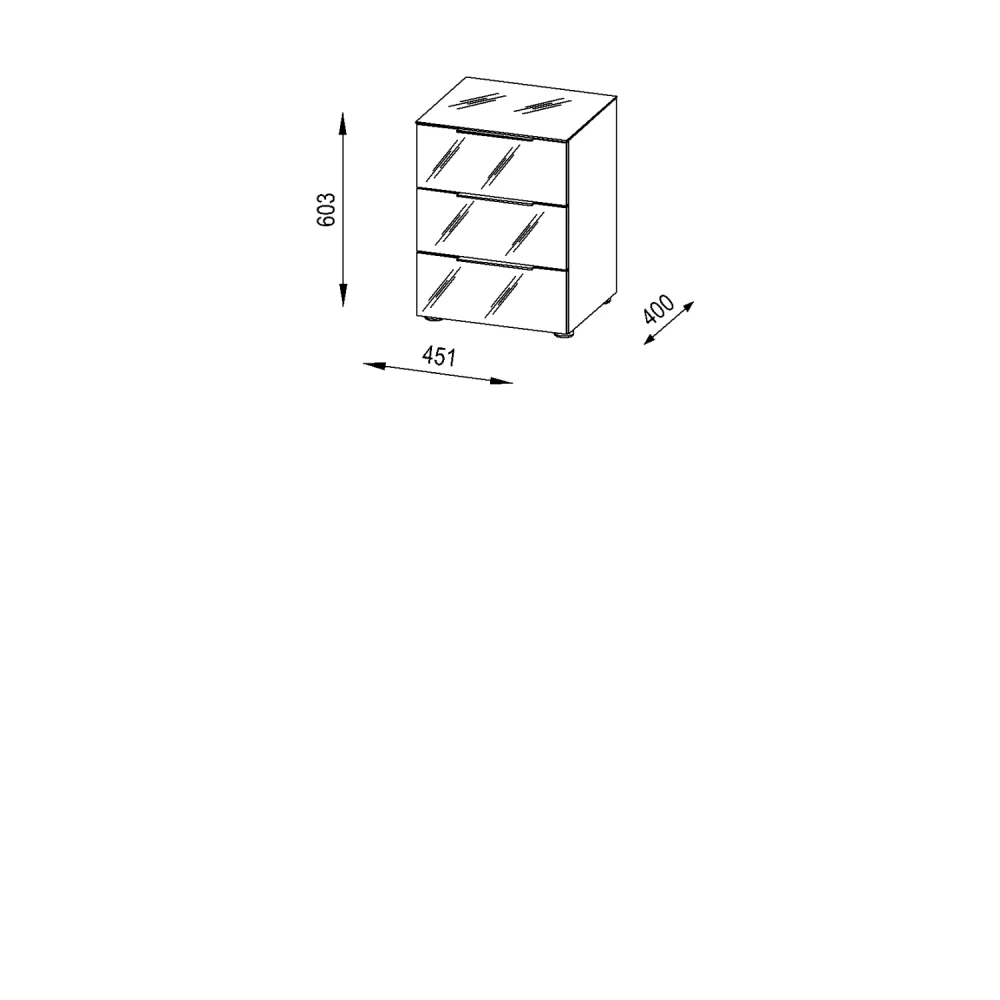 MAJA Möbel Nachtkommode Mit Glastop 14 MAJA Möbel Nachtkommode Mit Glastop – Bild 12